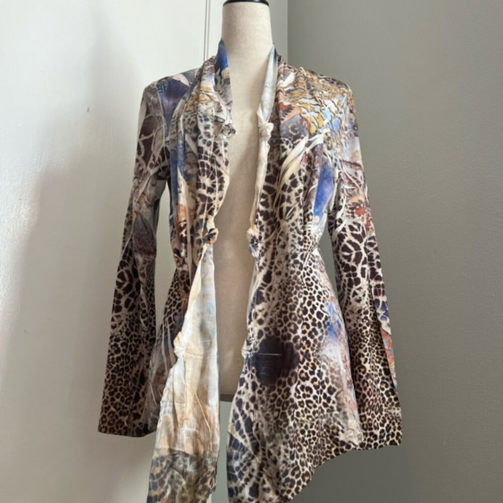 Wild Patterned Women's Blazer - image 1